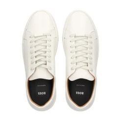 BOSS Zapatillas de Hombre Gary_Tenn_nalu_N 112 Open White
