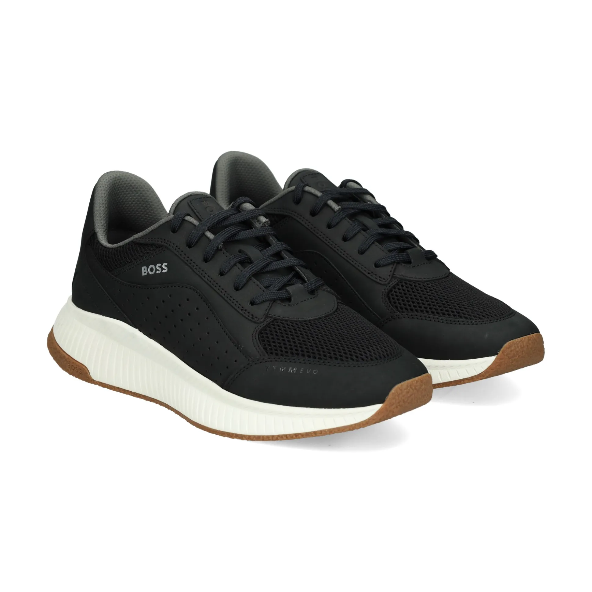 BOSS Zapatillas de Hombre TTNM EVO_Runn_nume 001-Black