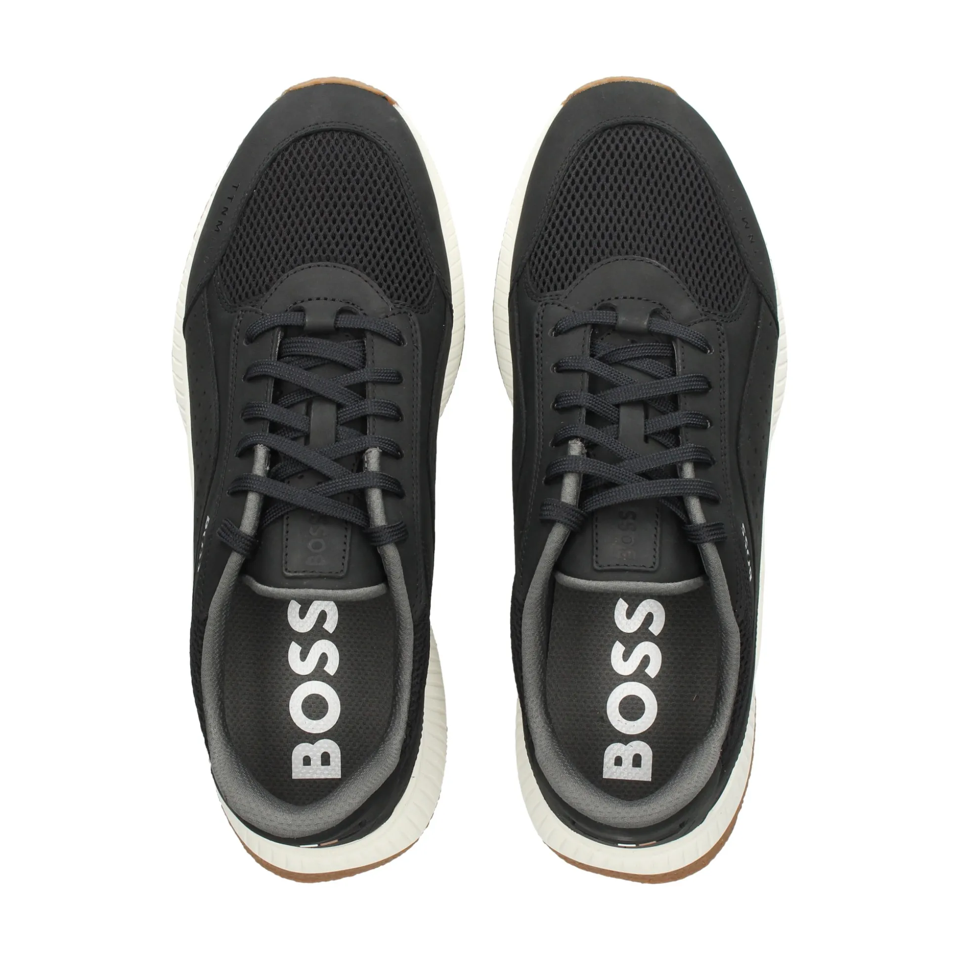 BOSS Zapatillas de Hombre TTNM EVO_Runn_nume 001-Black