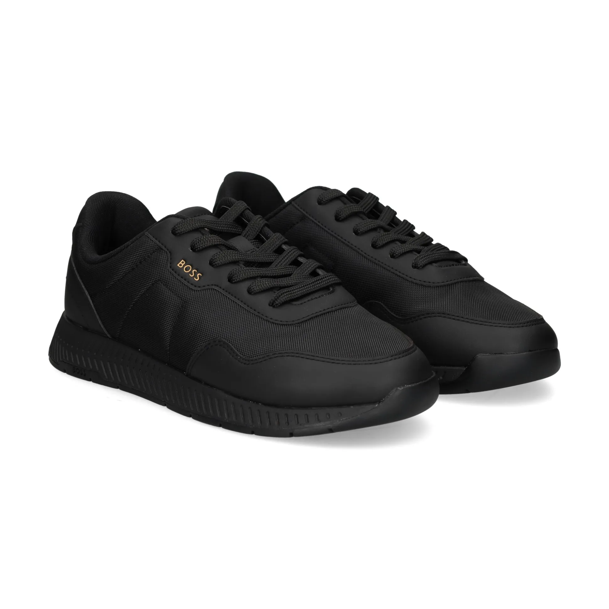 BOSS Zapatillas de Hombre Titanium_Runn_nypuN 005 BLACK