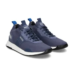 BOSS Zapatillas de Hombre Titanium_Runn_knst 413 Navy