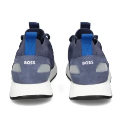 BOSS Zapatillas de Hombre Titanium_Runn_knst 413 Navy