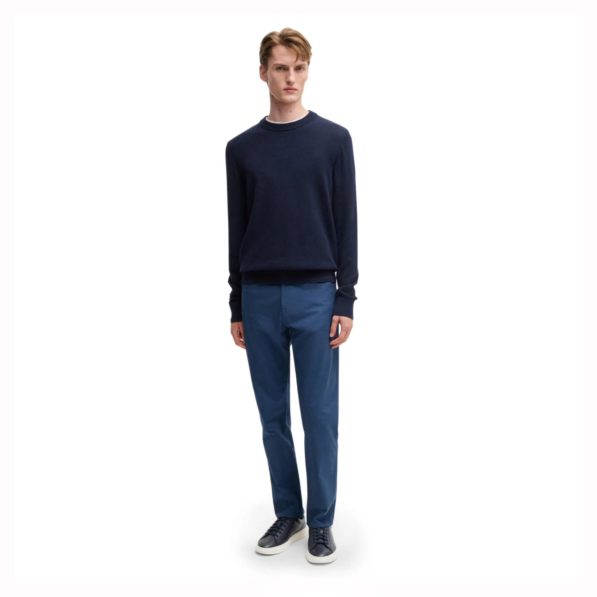 BOSS Zapatillas de Hombre Kieran_Tenn_bu 410-Navy