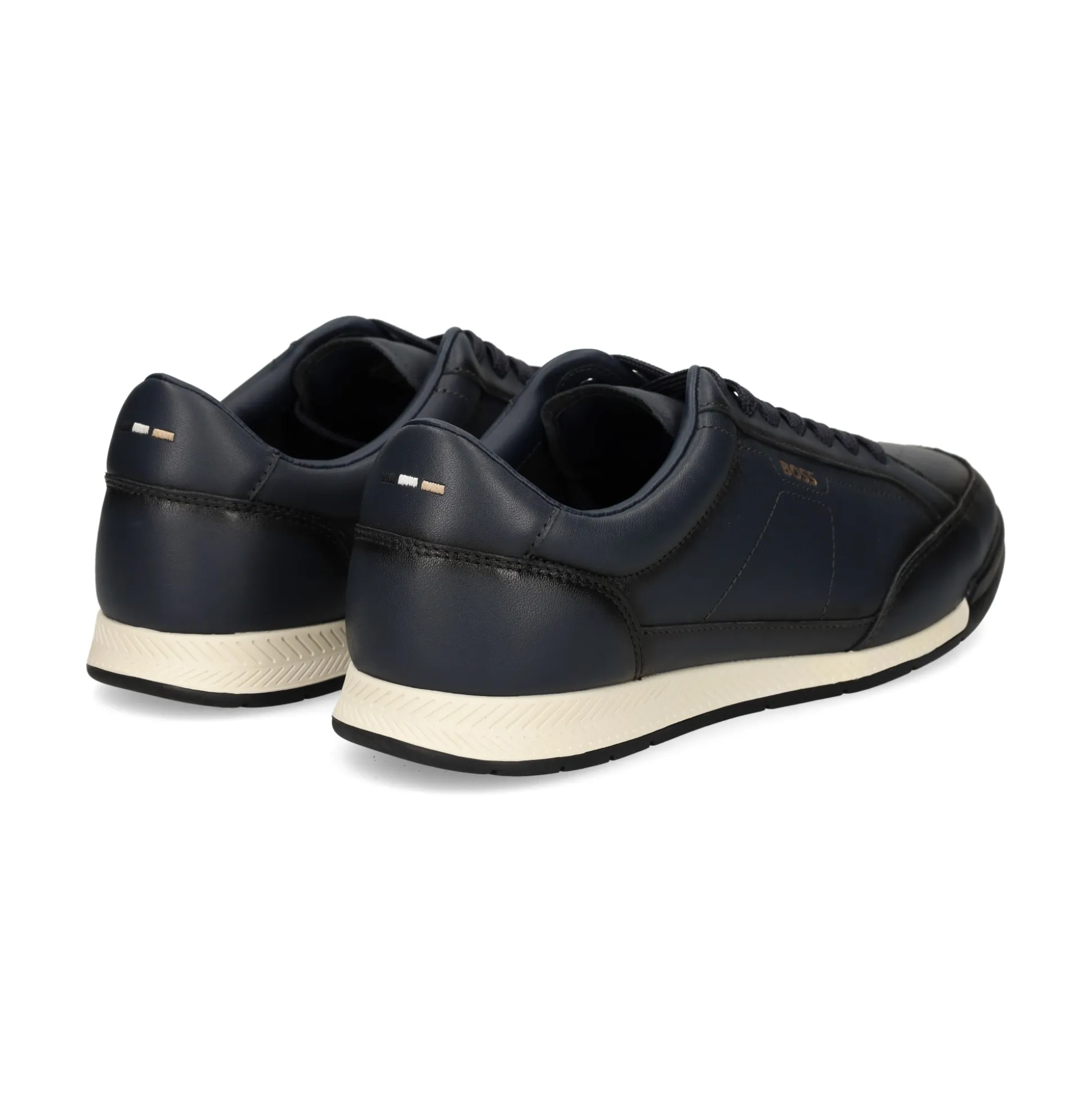 BOSS Zapatillas de Hombre Nitan_Lowp_bu 401 DARK BLUE
