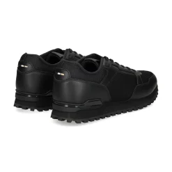 BOSS Zapatillas de Hombre Parkour-L_Runn_methn 102779 005 BLACK