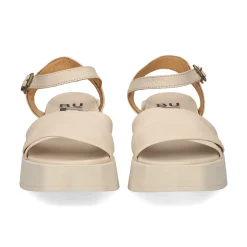 BUENO Sandalias con plataforma de Mujer WY5909 KREM