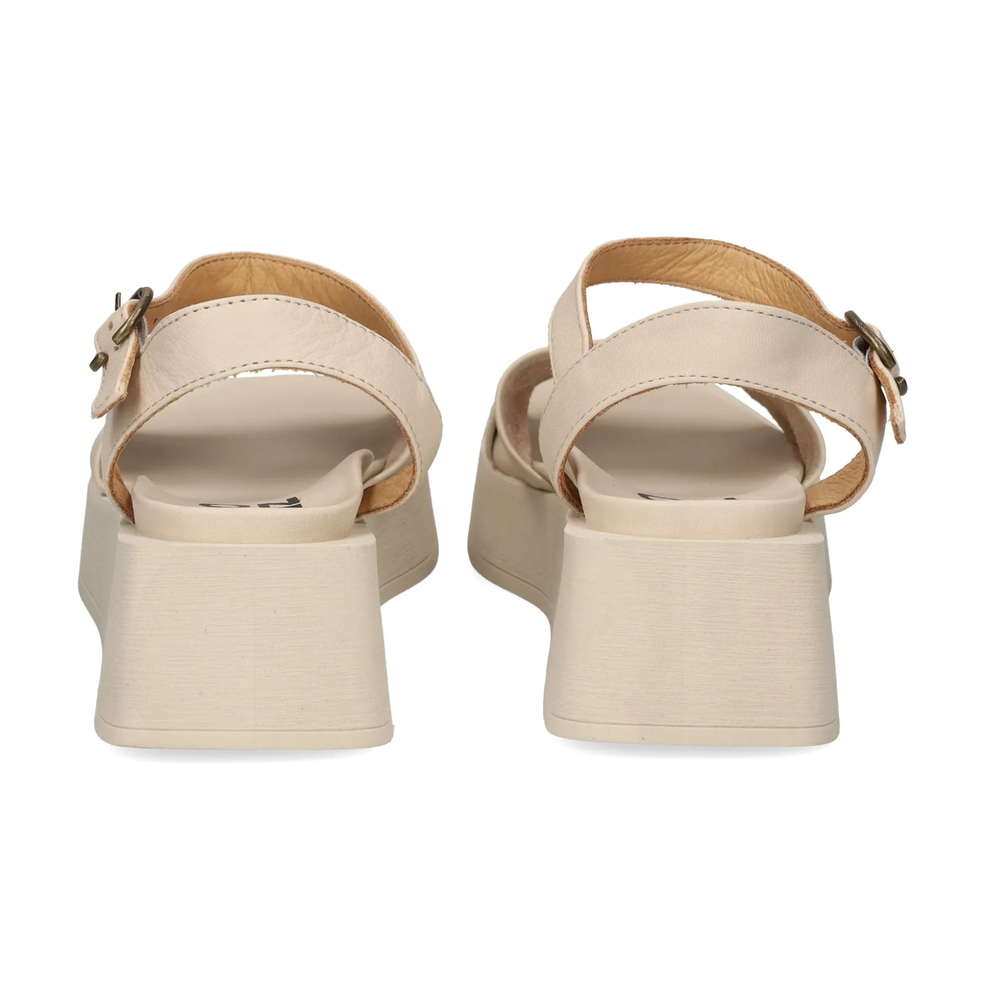 BUENO Sandalias con plataforma de Mujer WY5909 KREM