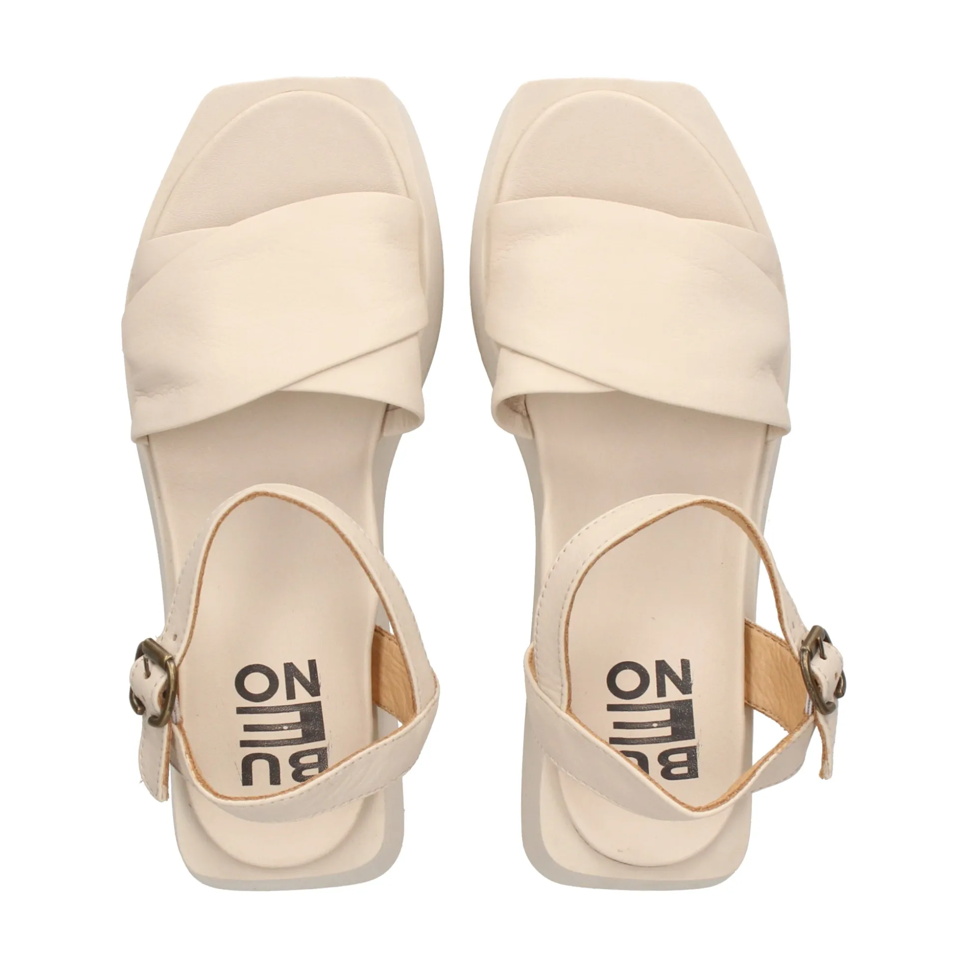 BUENO Sandalias con plataforma de Mujer WY5909 KREM