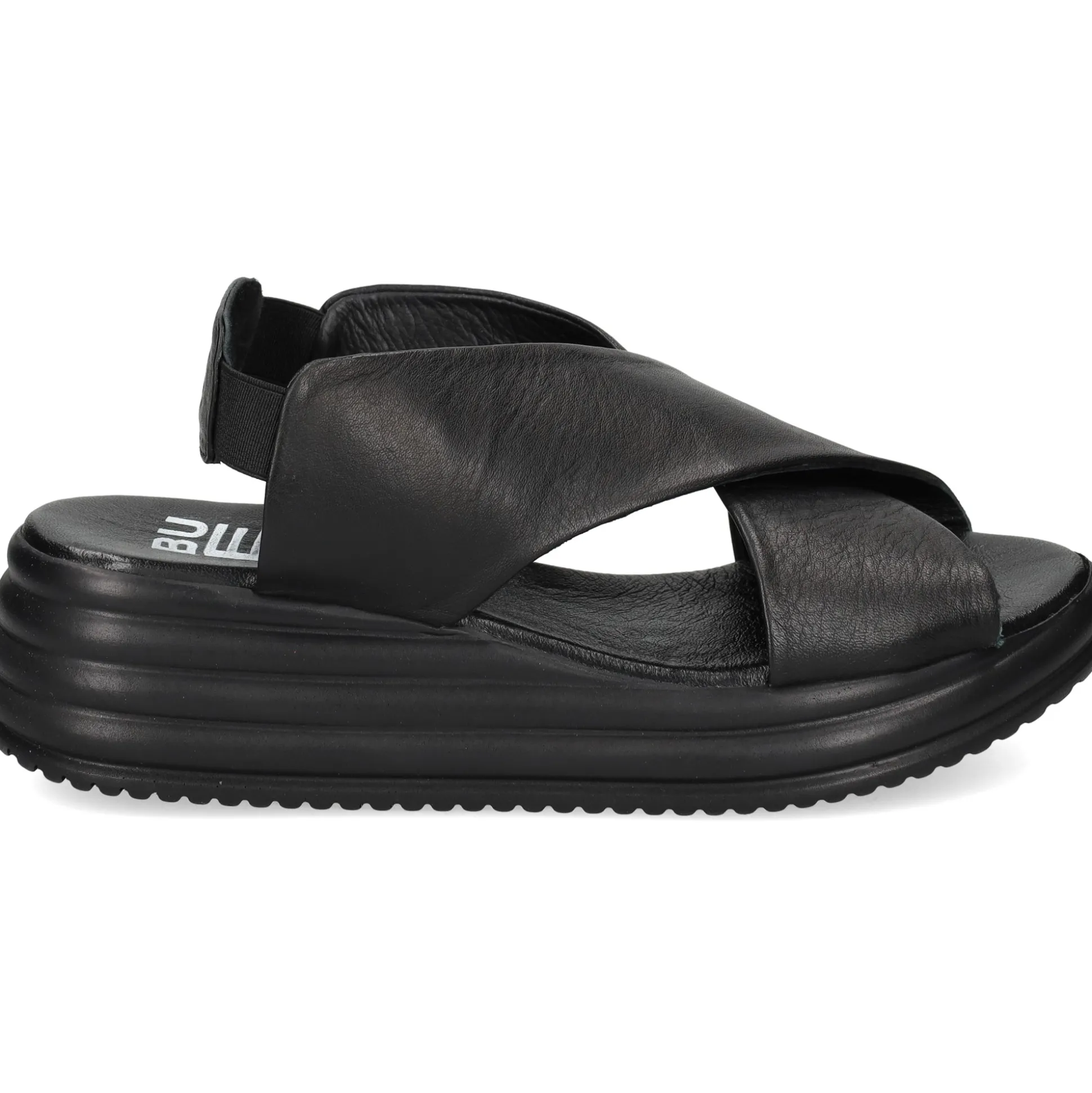 BUENO Sandalias con plataforma de Mujer WY5703 NEGRO