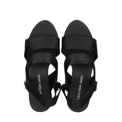 CALVIN KLEIN Sandalias cuña de Mujer YW0YW00959 BLACK - BDS