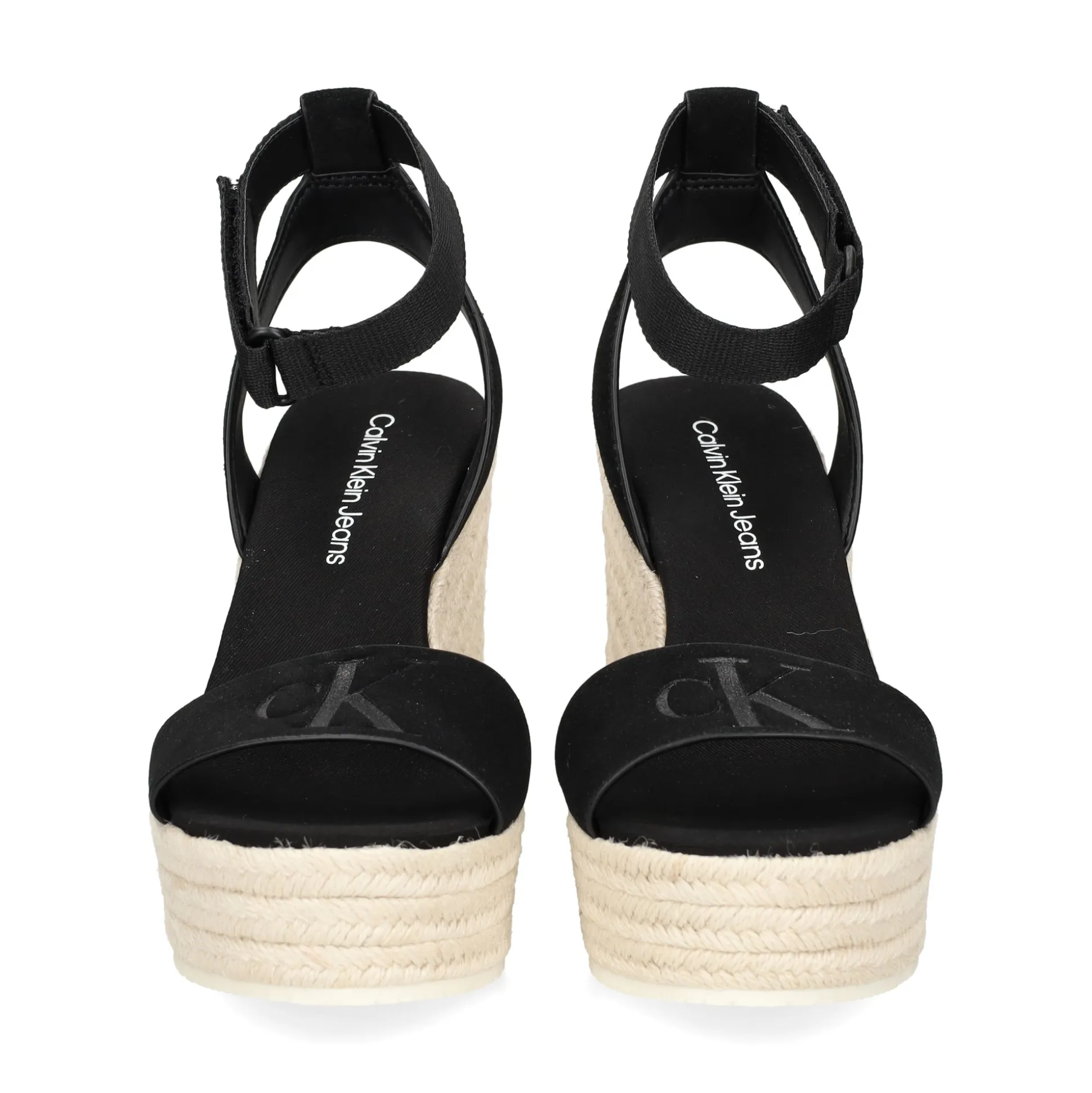 CALVIN KLEIN Sandalias cuña de Mujer YW0YW01026 BEH BLACK