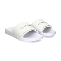 CALVIN KLEIN Sandalias planas de Mujer YM0YM00361 WHITE - YBR