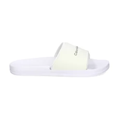 CALVIN KLEIN Sandalias planas de Mujer YM0YM00361 WHITE - YBR