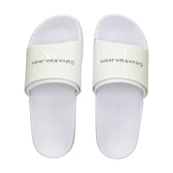 CALVIN KLEIN Sandalias planas de Mujer YM0YM00361 WHITE - YBR