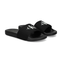 CALVIN KLEIN Sandalias planas de Mujer YW0YW01835 0GM BLACK/BRIGH