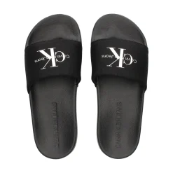 CALVIN KLEIN Sandalias planas de Mujer YW0YW01835 0GM BLACK/BRIGH