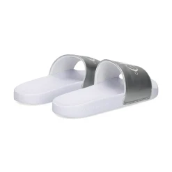 CALVIN KLEIN Sandalias planas de Mujer YW0YW01243 0K9 WHITE/SILVE