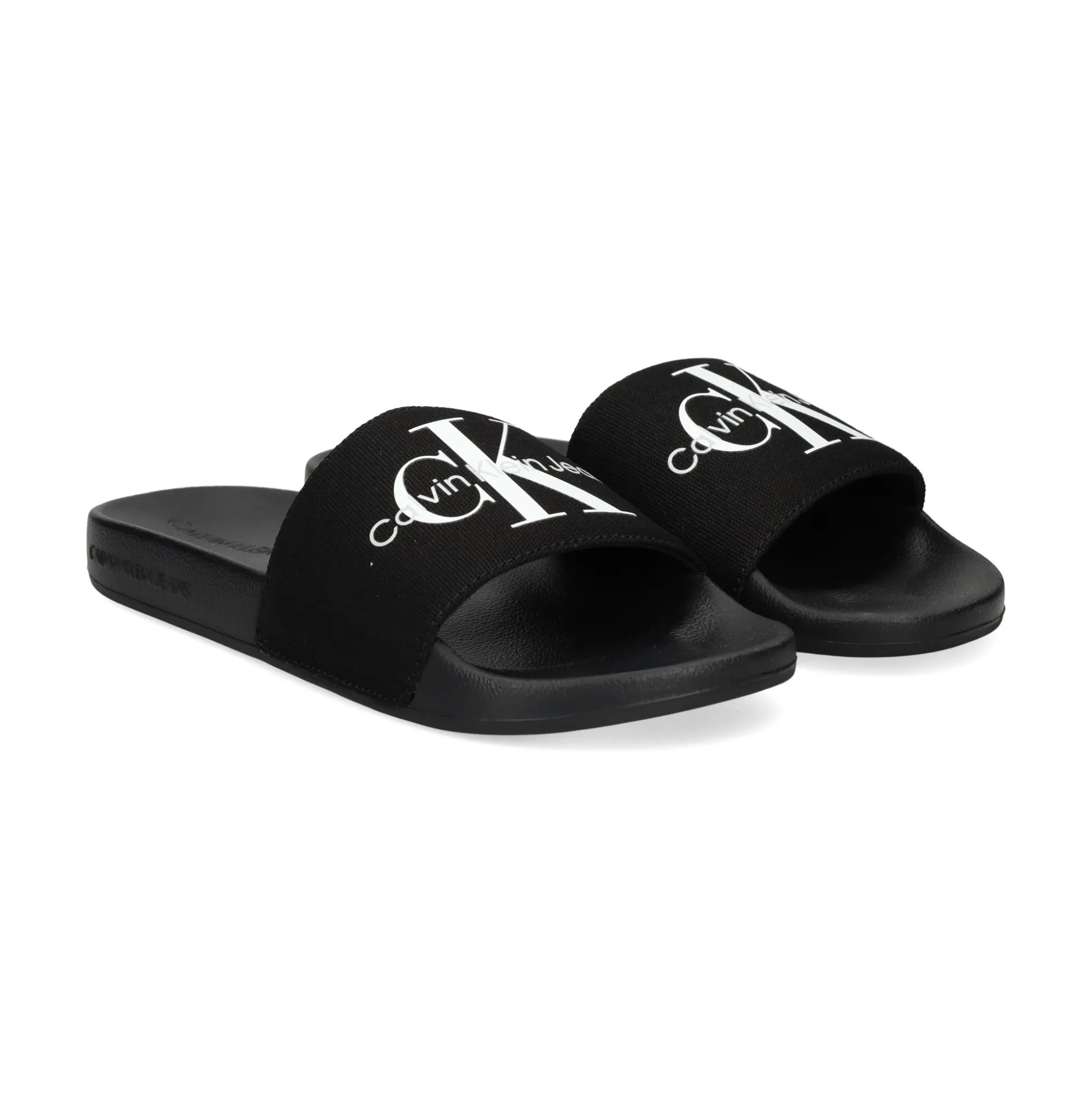 CALVIN KLEIN Sandalias planas de Mujer YW0YW00103 BDS BLACK/BRIGH