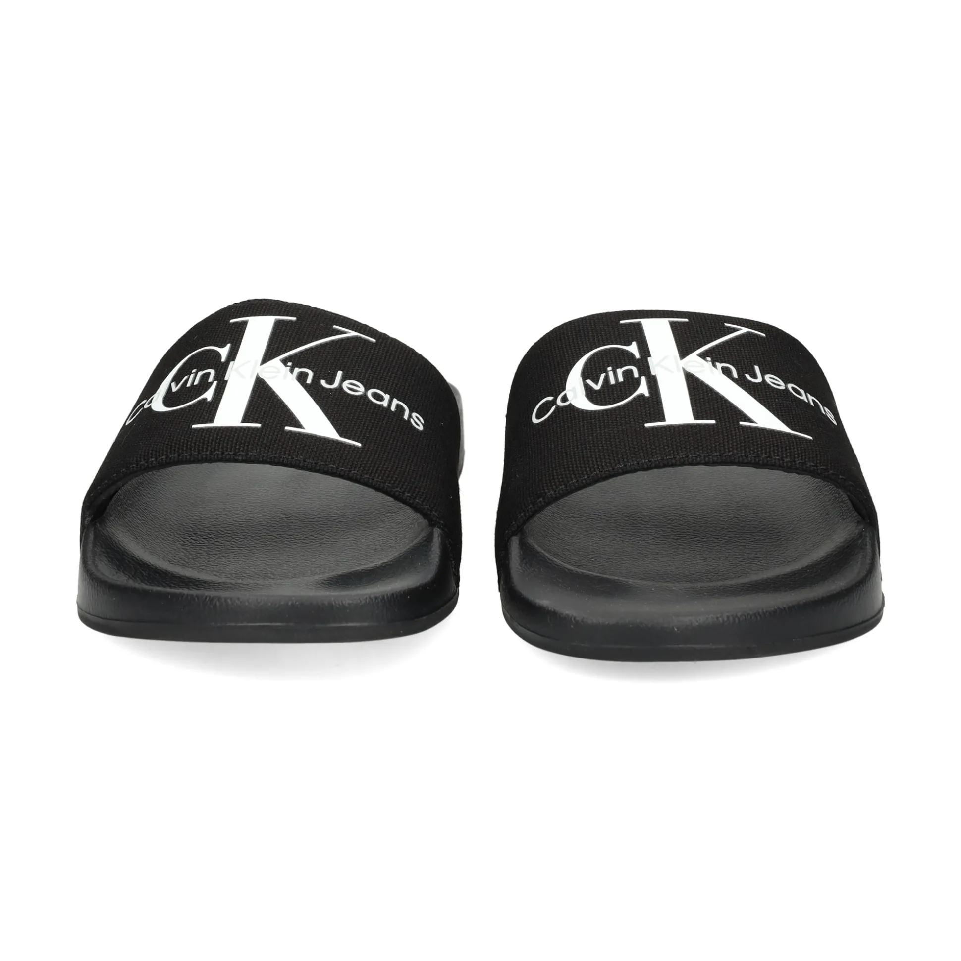 CALVIN KLEIN Sandalias planas de Mujer YW0YW00103 BDS BLACK/BRIGH
