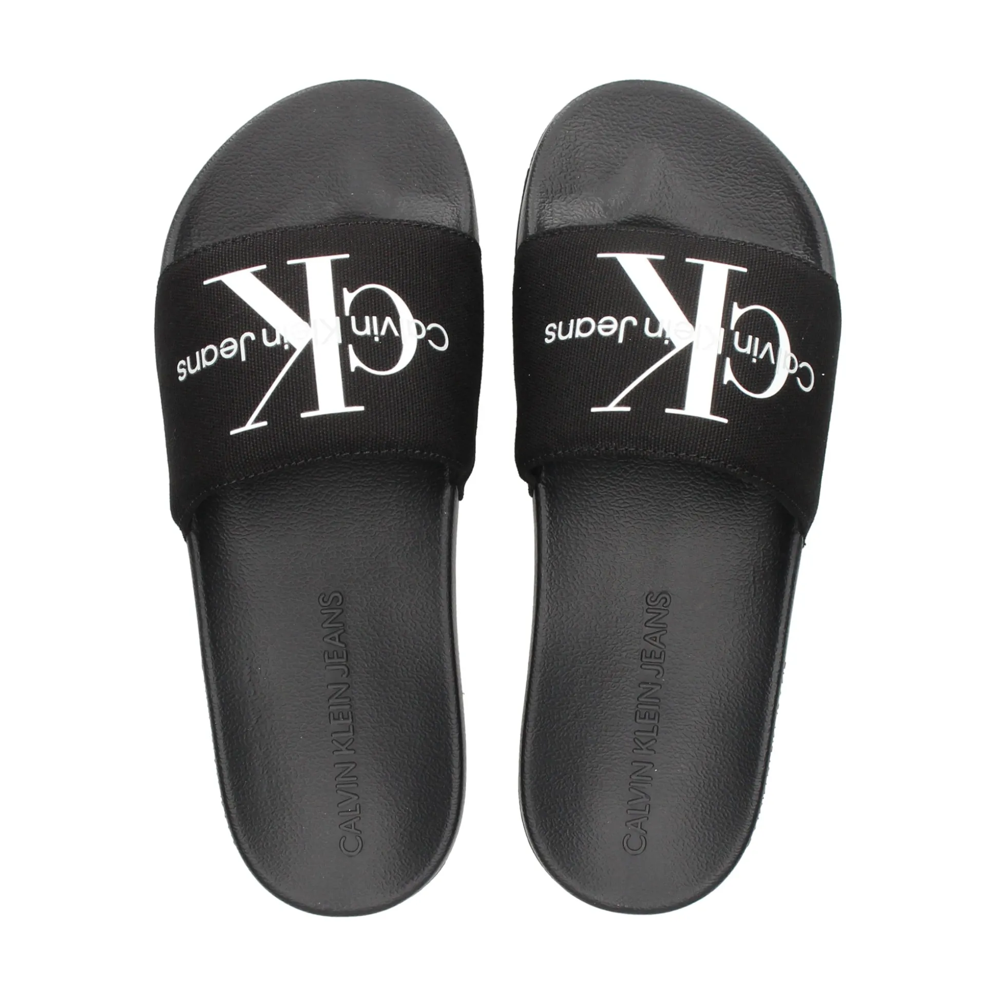 CALVIN KLEIN Sandalias planas de Mujer YW0YW00103 BDS BLACK/BRIGH