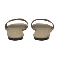 CALVIN KLEIN Sandalias planas de Mujer HW0HW03128 PBO Gris topo