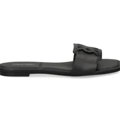 CALVIN KLEIN Sandalias planas de Mujer HW0HW03128 0GJ TRIPLE NEGR