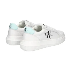 CALVIN KLEIN Zapatillas de Mujer YW0YW00823 WHITE/GREE-OLF