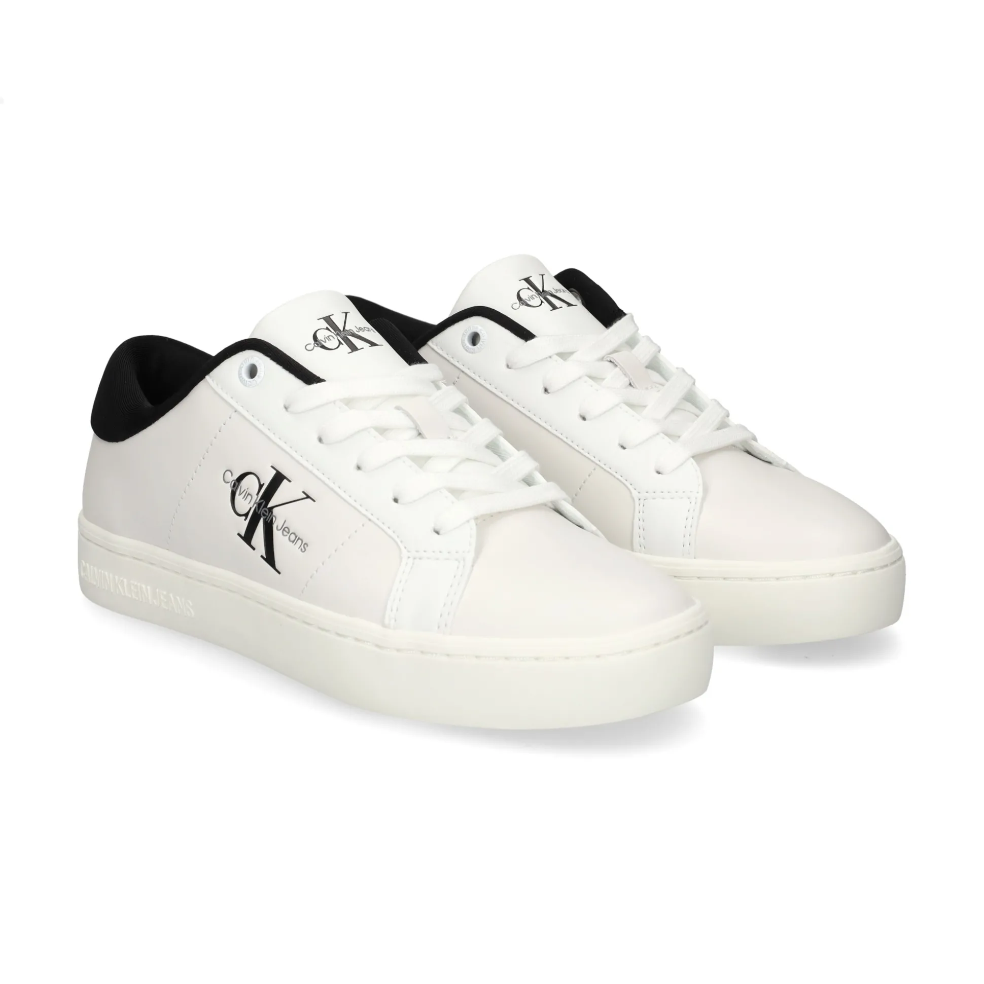CALVIN KLEIN Zapatillas de Mujer YW0YW01444 0GM WHITE/BLACK