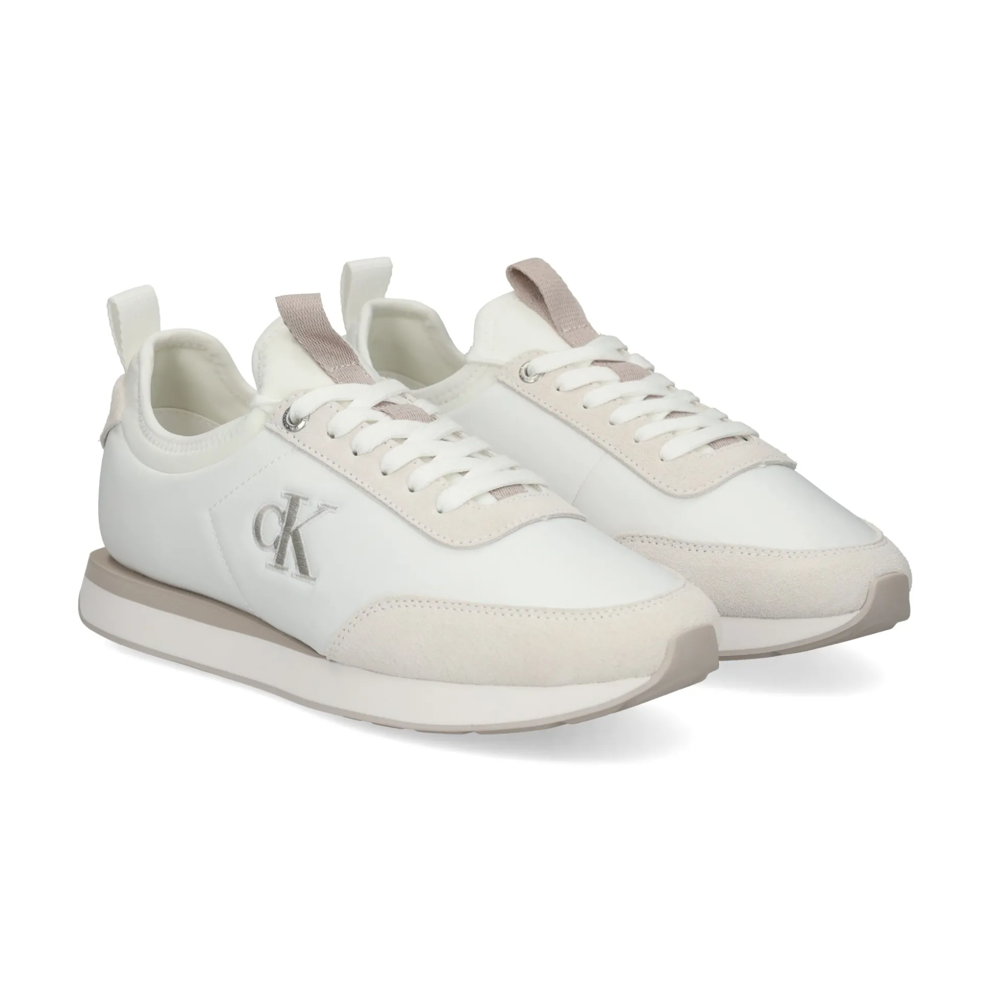 CALVIN KLEIN Zapatillas de Mujer YW0YW02008 0IR WHITE/CHATE