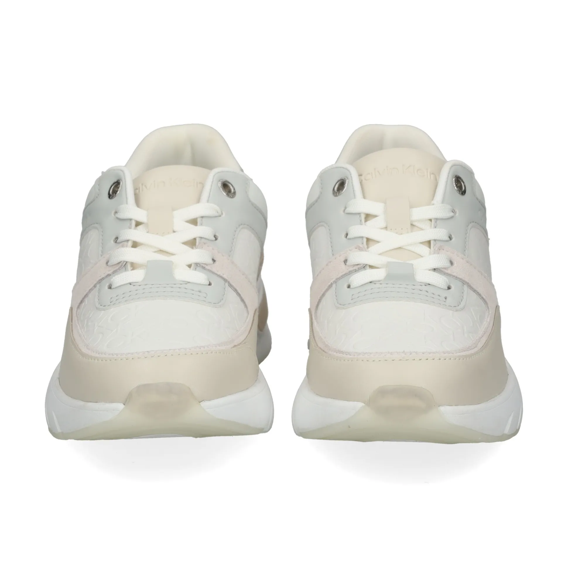 CALVIN KLEIN Zapatillas de Mujer HW0HW01869 0F9 DK ECRU/WHI