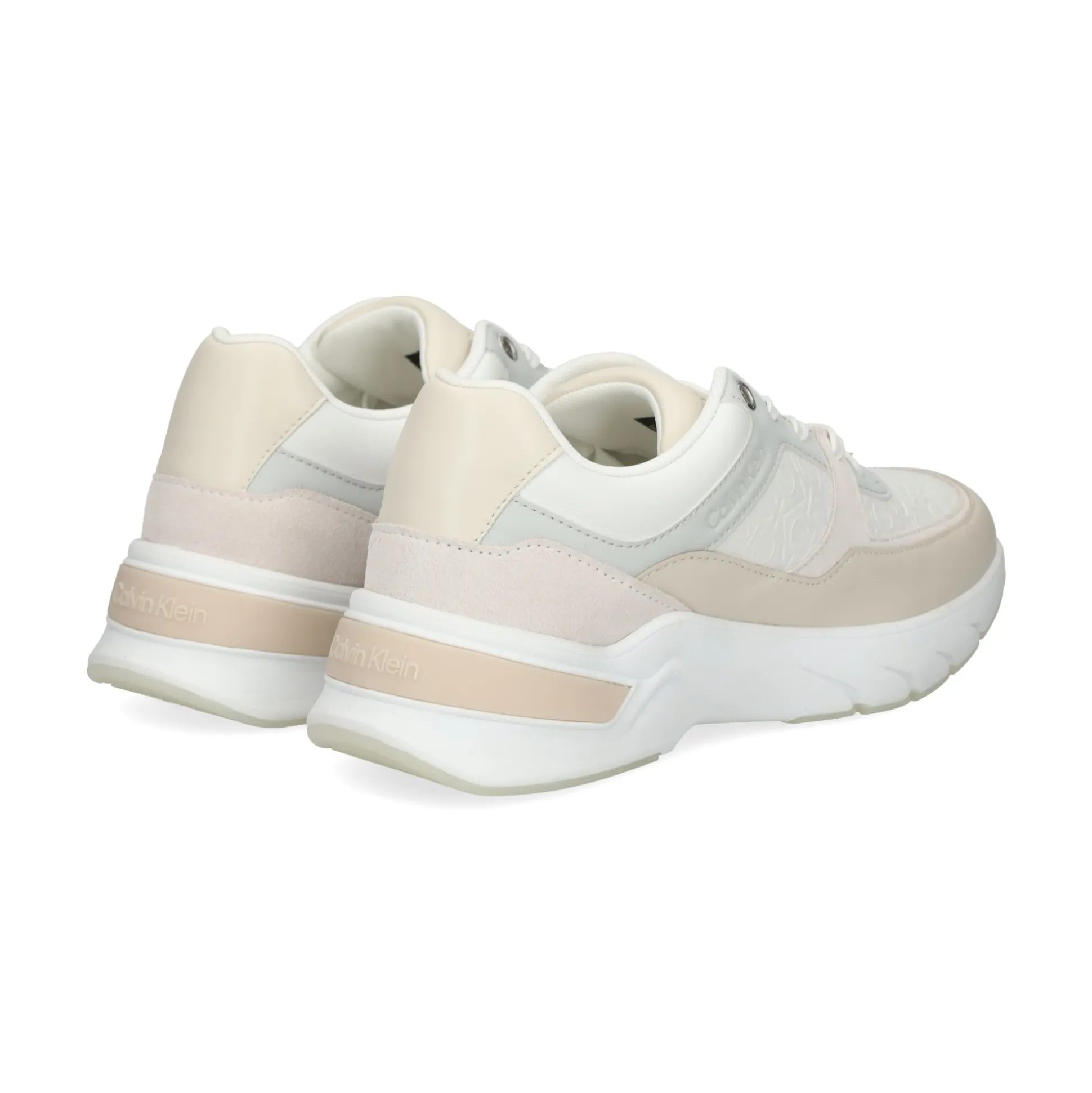CALVIN KLEIN Zapatillas de Mujer HW0HW01869 0F9 DK ECRU/WHI