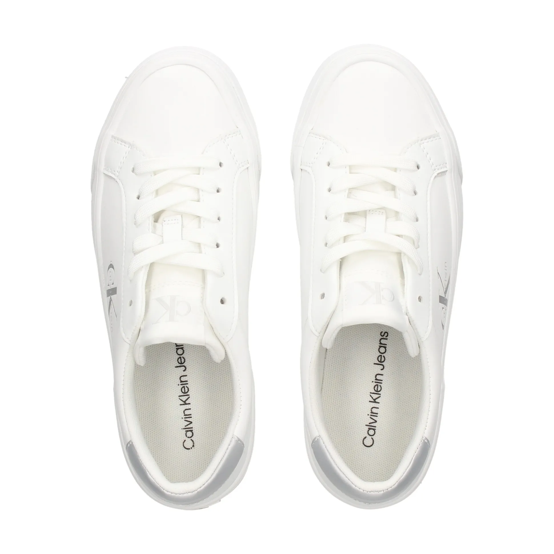 CALVIN KLEIN Zapatillas de Mujer YW0YW01877 02R BLANCO BRIL
