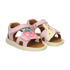 CAMPER Sandalias, chanclas y albarcas de niña K800669 002 Strawb-Bana