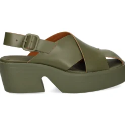 CAMPER Sandalias con plataforma de Mujer K201725 002 VERDE