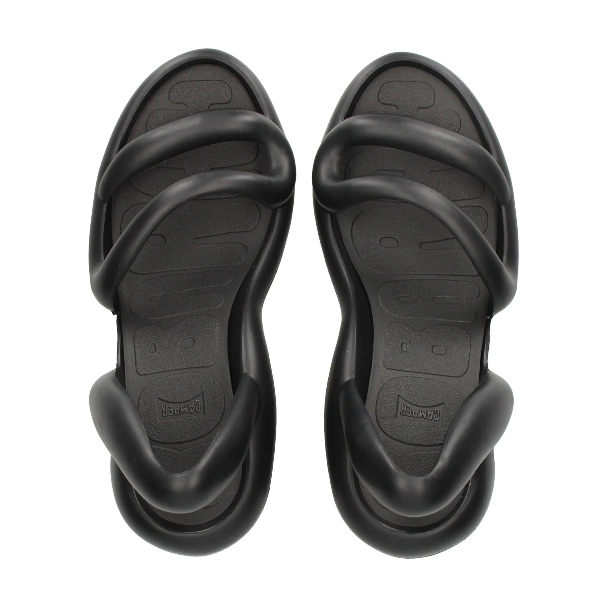CAMPER Sandalias con tacón de Mujer K200155 026 Negro Matt