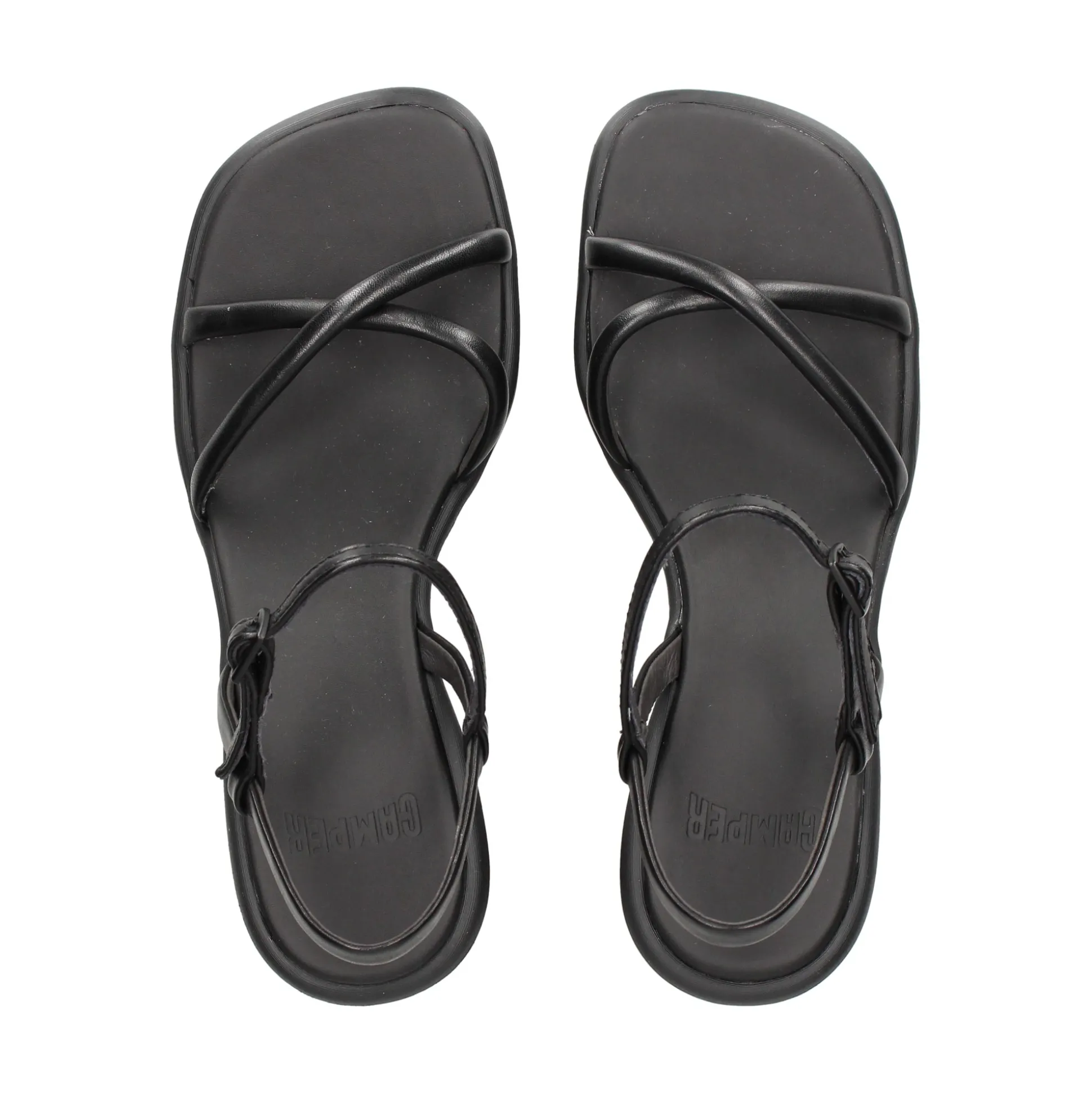 CAMPER Sandalias cuña de Mujer K201916 001 NEGRO