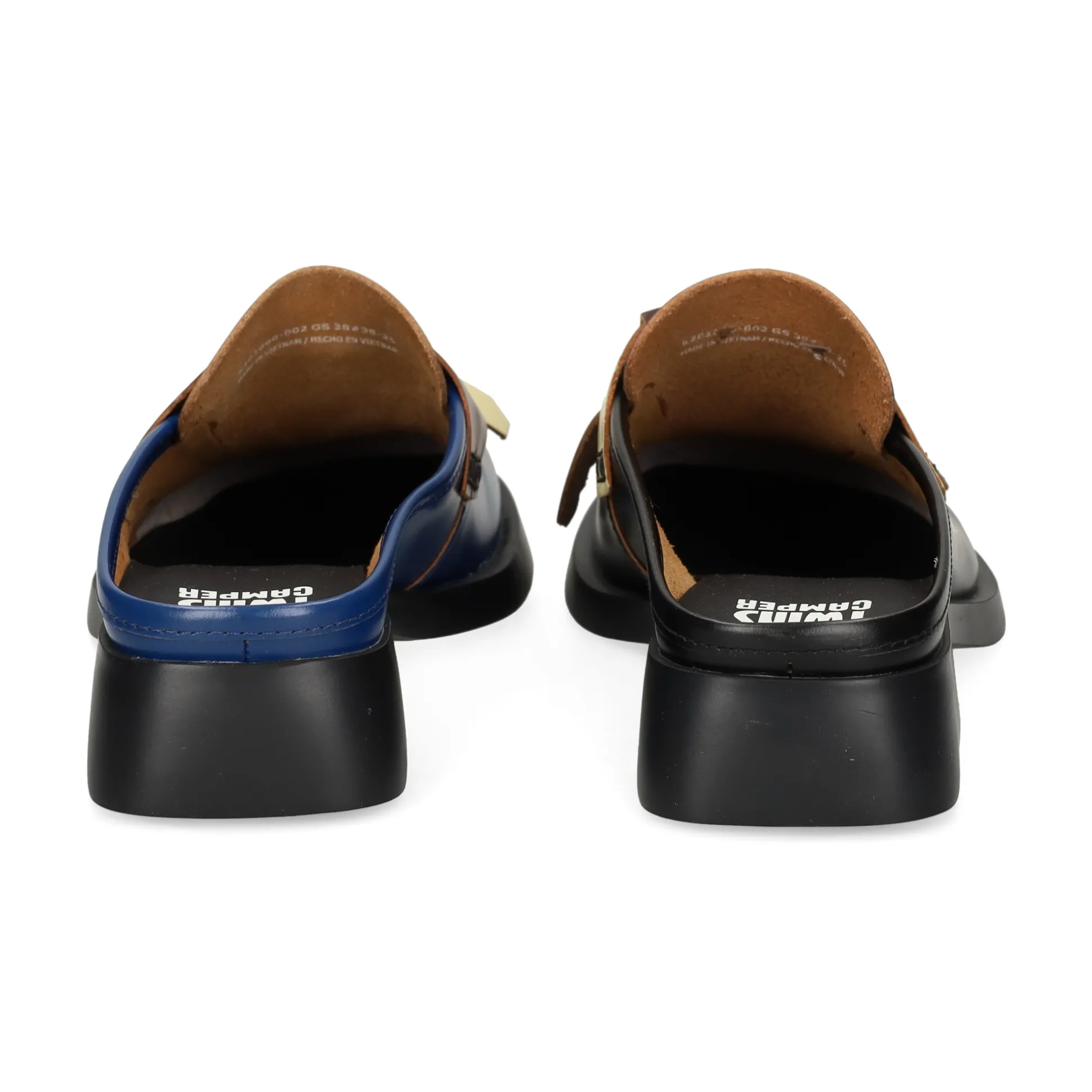 CAMPER Zuecos de Mujer K201890 002 Nudo,Negro