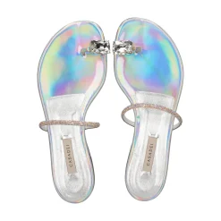 CASADEI Sandalias planas de Mujer 1N215V0001C2032 9700 ARGENTO