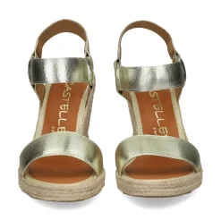 CASTELLER Sandalias cuña de Mujer 49-21-562 PLATINO