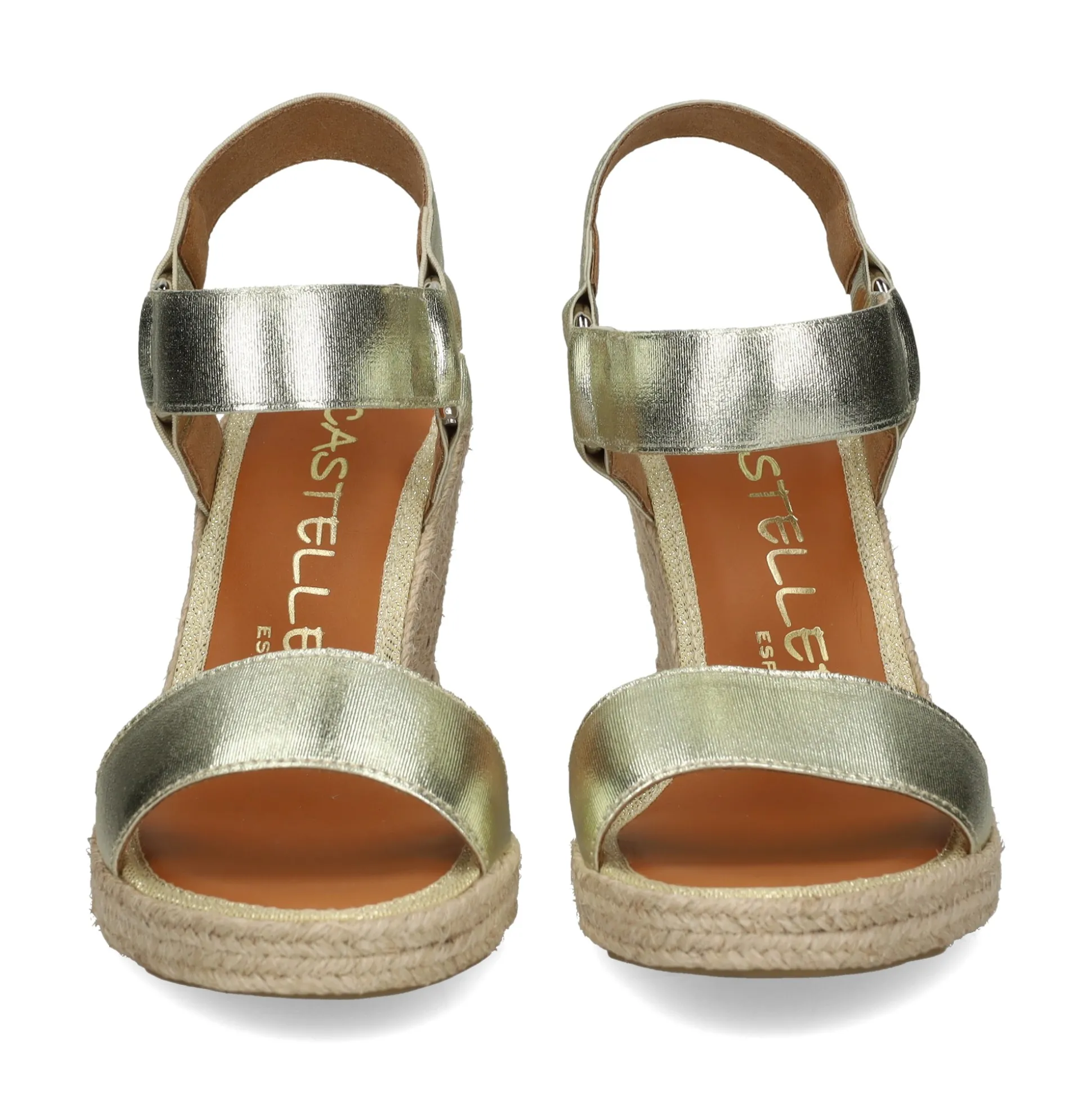 CASTELLER Sandalias cuña de Mujer 49-21-562 PLATINO