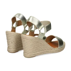 CASTELLER Sandalias cuña de Mujer 49-21-562 PLATINO