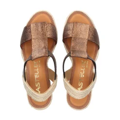 CASTELLER Sandalias cuña de Mujer 49-21-892 BRONCE