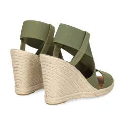 CASTELLER Sandalias cuña de Mujer 39-21-599 MILITAR