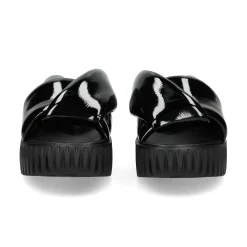 4CCCCEES Sandalias con plataforma de Mujer PLIA ANDA NEGRO