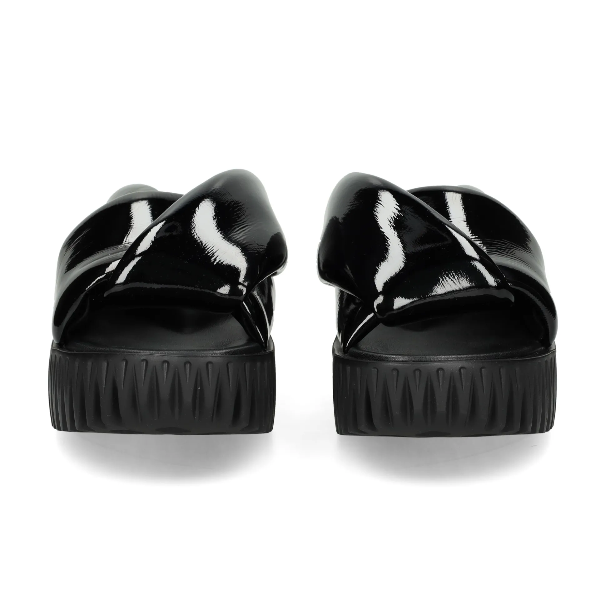 4CCCCEES Sandalias con plataforma de Mujer PLIA ANDA NEGRO