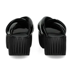 4CCCCEES Sandalias con plataforma de Mujer PLIA ANDA NEGRO