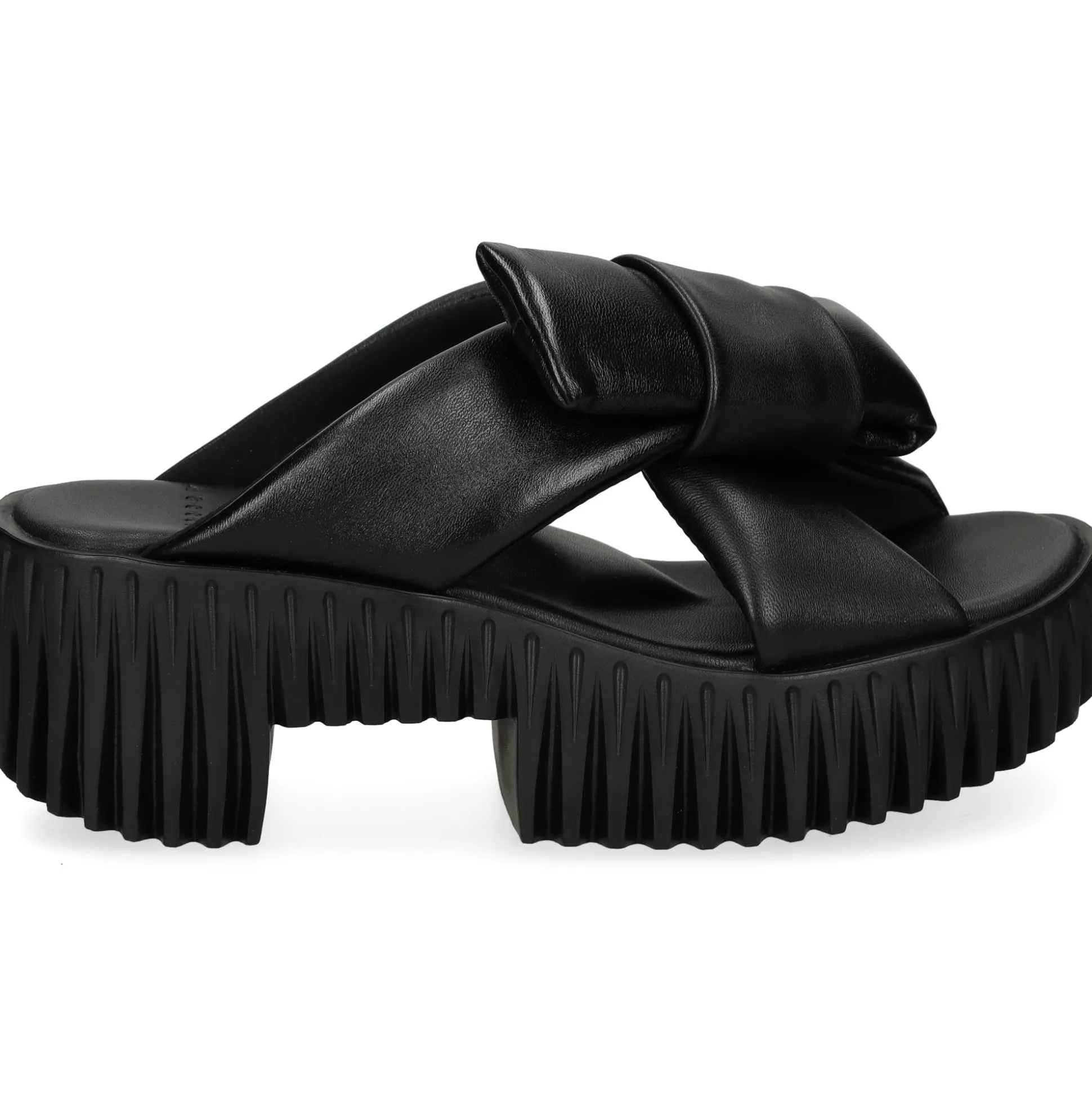 4CCCCEES Sandalias con plataforma de Mujer PLIA BOW NEGRO