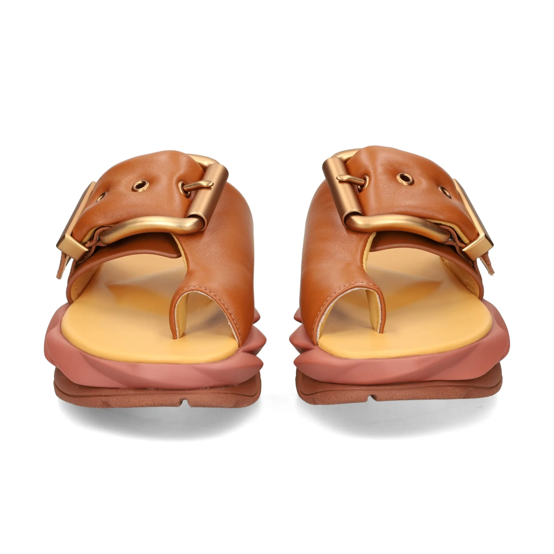 4CCCCEES Sandalias con plataforma de Mujer MELLOW GLOW oak