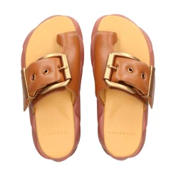 4CCCCEES Sandalias con plataforma de Mujer MELLOW GLOW oak