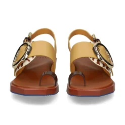 4CCCCEES Sandalias con plataforma de Mujer FOLLIN TORUS ZEBRA MIX